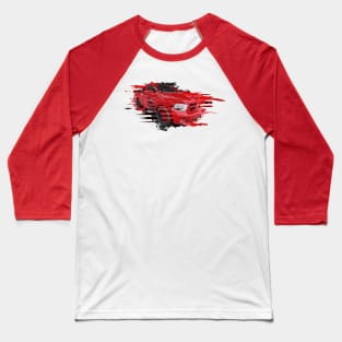 Red Dodge RAM pickup single cab Baseball T-Shirt